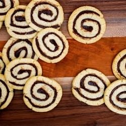 Chewy Coconut-Chocolate Pinwheels