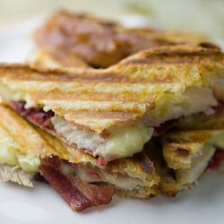 Turkey, Brie and Bacon Panini