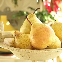 The Beginnings Of  A Pear Salad~