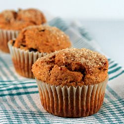 Pumpkin Cranberry Walnut Muffins