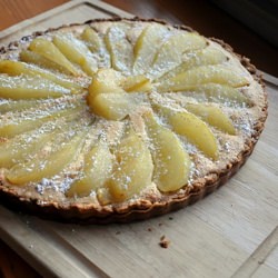 Poached Pear Tart