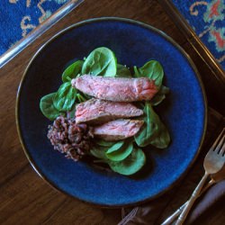 Pan Seared Rib-Eye & Glazed Shallot