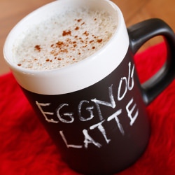 Skinny Eggnog Latte