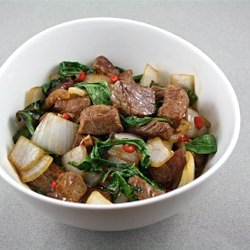 Beef With Asian Basil