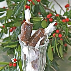 Burnt Orange and Pecan Caramels