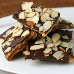 Chocolate Almond Toffee Bark