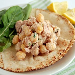 Creamy Tuna and Chickpea Salad