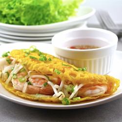 Vietnamese Sizzling Crepes-Banh Xeo