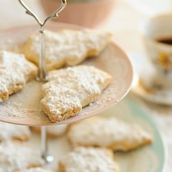 Pistachio Shortbread Xmas Trees