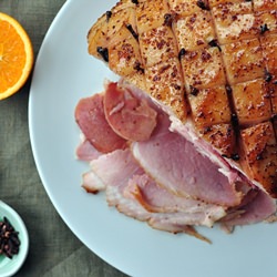 Orange and Cardomom Glazed Ham