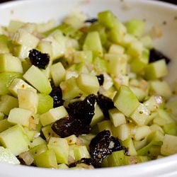 Broccoli Stem and Cherry Salad