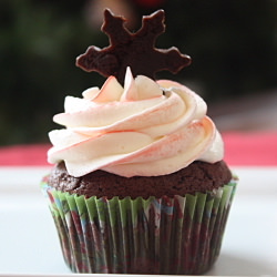 Candy Cane Cupcakes