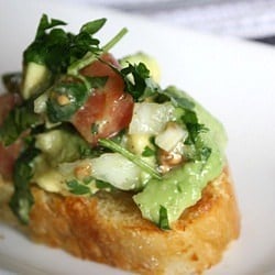 Guacamole Bruschetta