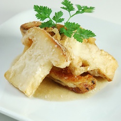 Fried Matsutake Mushrooms
