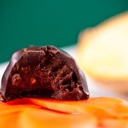 Ginger Carrot Dark Chocolates
