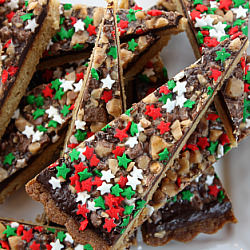 Chocolate Toffee Wedges