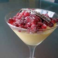 Mango, Coconut and Lime Pudding