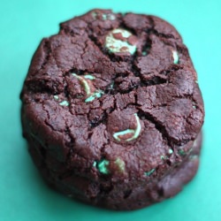 Chocolate Mint Chip Cookies