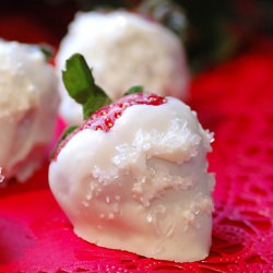 White Chocolate Strawberries