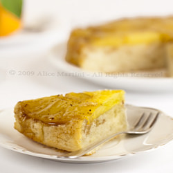 Spiced Pineapple Upside Down Cake