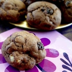Chocolate Rum Raisin Cookie