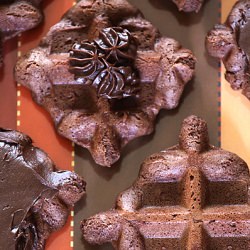 Mom’s Chocolate Waffle Cookies