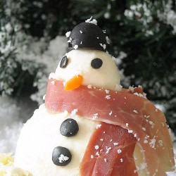 Mozzarella Snowmen