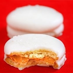Chocolate-Covered Ritz PB Cookies