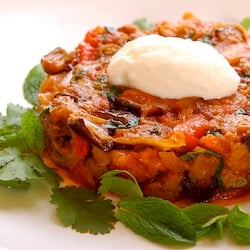Tunisian Eggplant Salad