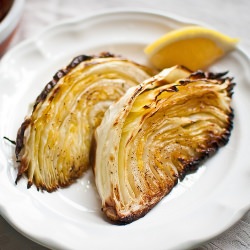 Roasted Cabbage with Lemon