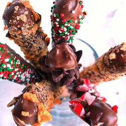 Chocolate Candy Covered Pretzels