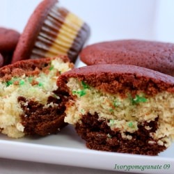 Iraqi flag Cupcakes