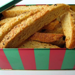 Romano-Black Pepper Biscotti