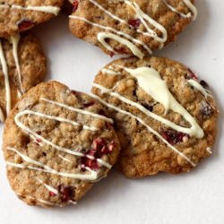 Chocolate Oatmeal Cranberry Cookies