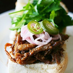 Asian Pulled Pork Sandwich