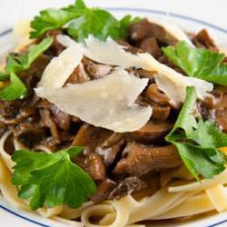 Doppelbock Wild Mushroom Sauce