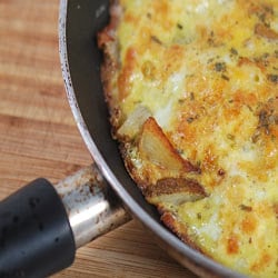 Potato-and-Gruyère frittata
