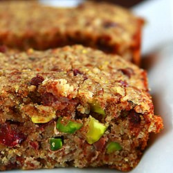Almost Vegan Cornmeal Snack Cake