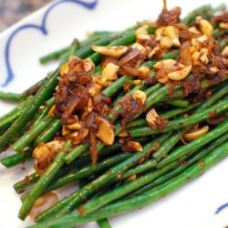 Spicy Long Beans with Cashews
