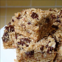 Chocolate and PB Crumble Bars
