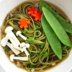 Lucky Soba Noodles in Vegan Dashi