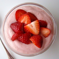 Virtuous Strawberry Mousse