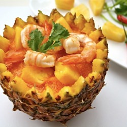 Pineapple Curry With Prawns