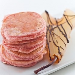 Ginger Champagne Pancakes + Pears