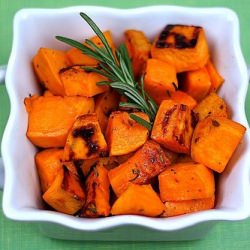 Sweet Potatoes w/Agave and Rosemary