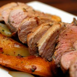 Pork Tenderloin with Pears and Shallots