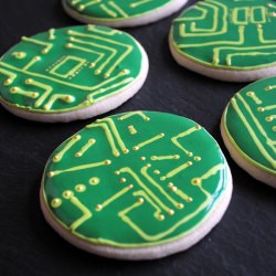 Circuit Board Cookies