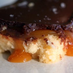 Salted Caramel Chocolate Shortbread