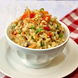 Spicy Egg and Vegetable Fried Rice