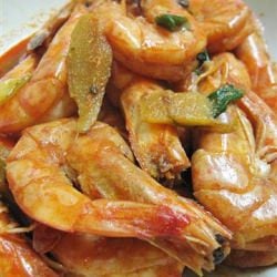 Wok-Fry Shrimps